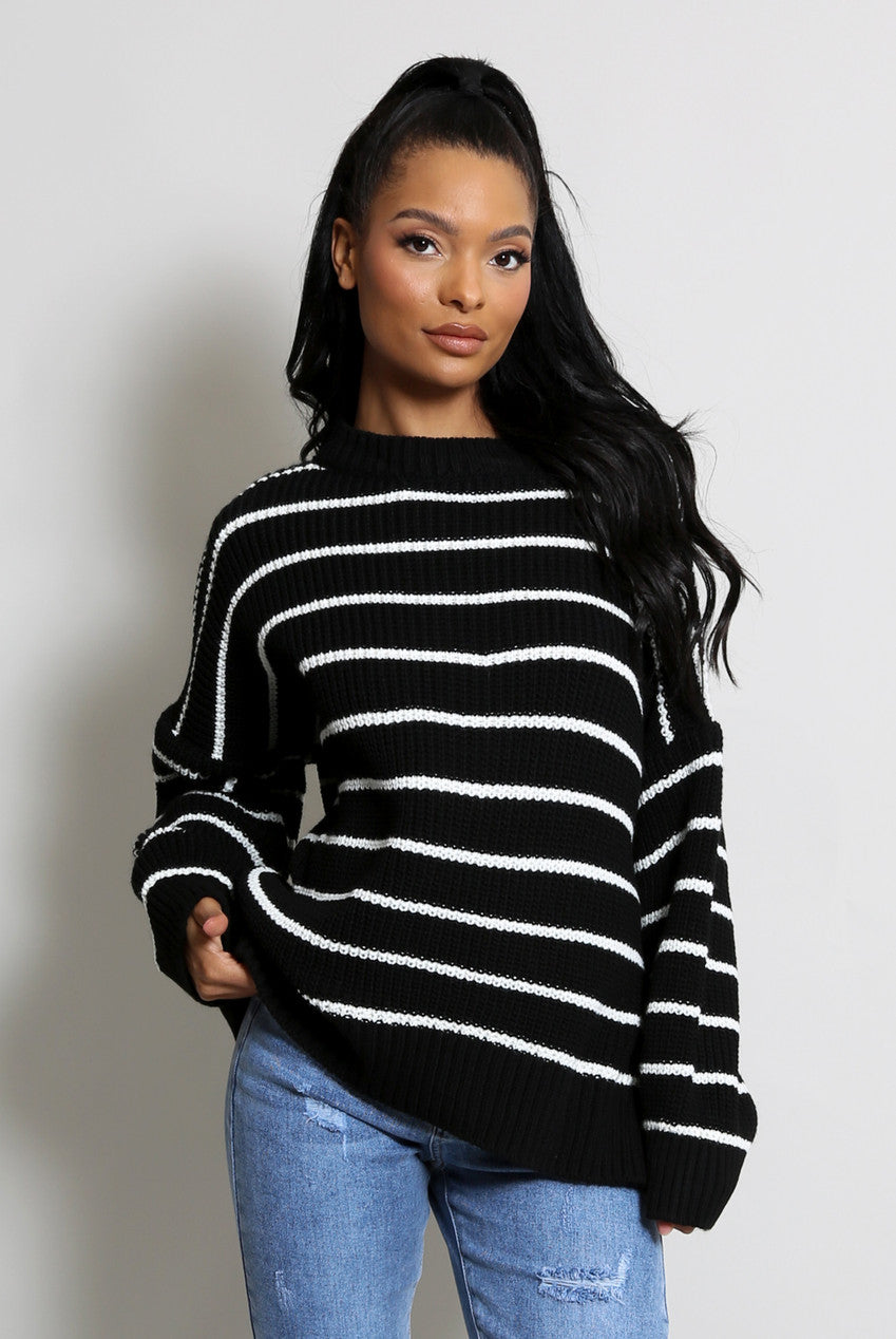 Striped Knit Jumper