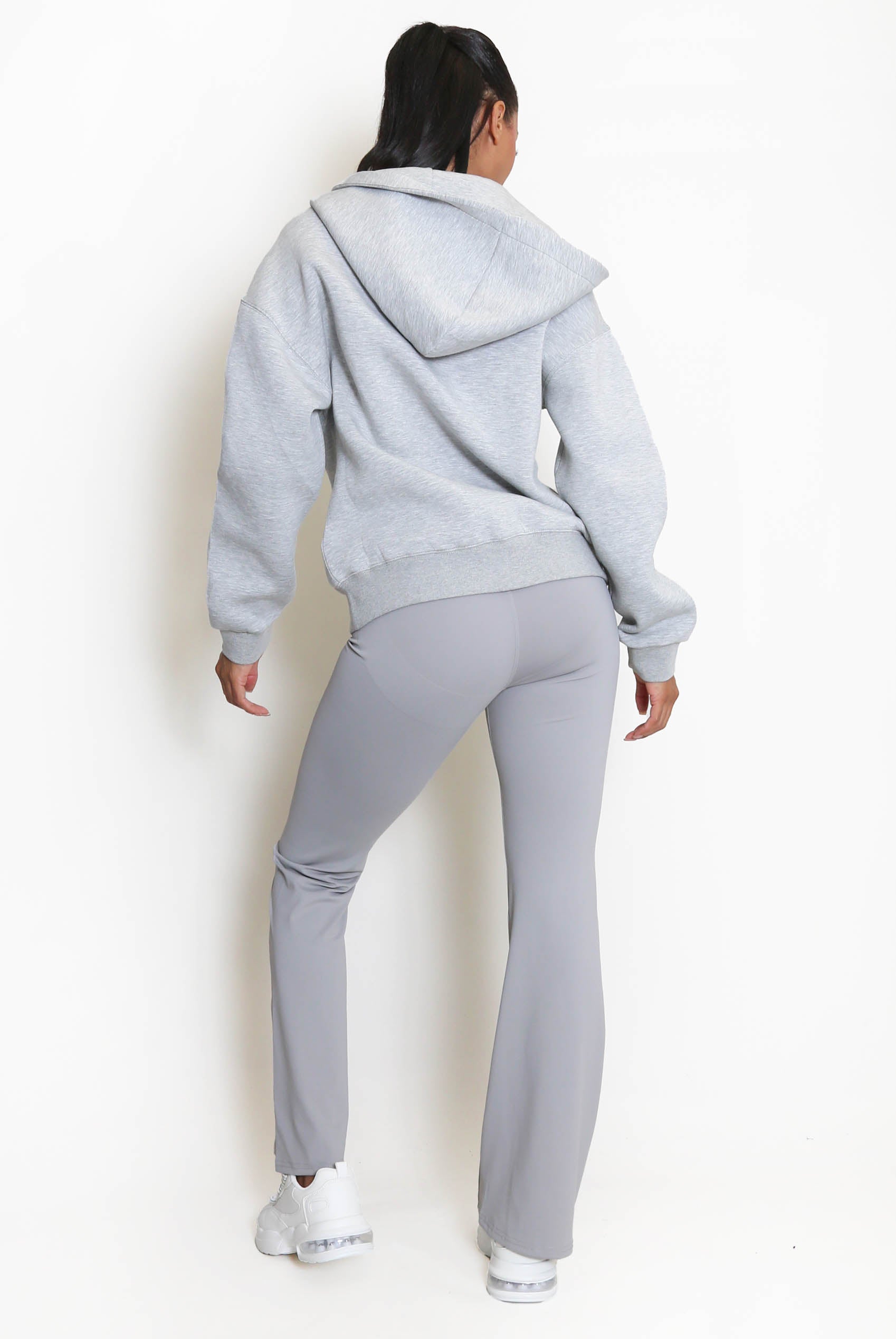 Zip Up Hoodie - Grey