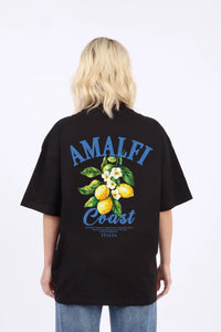 Amalfi Coast Oversized T-shirt - Black