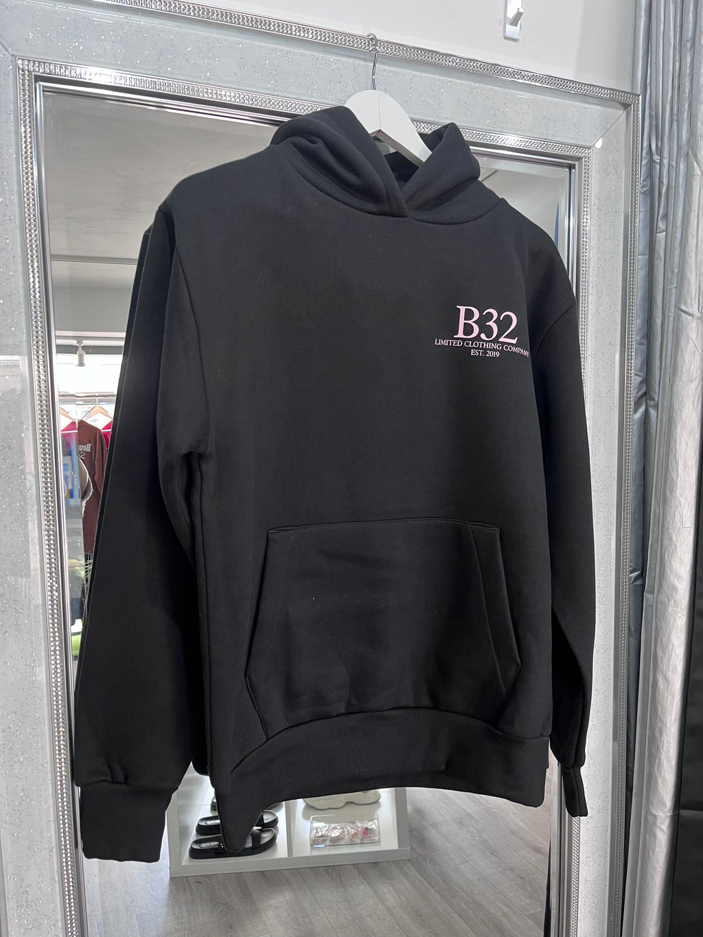 B32 Heavyweight Unisex Hoodie - Black