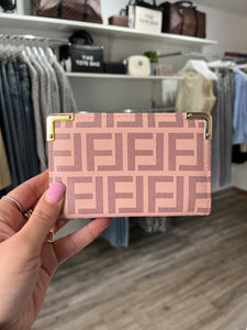 Pink Printed Purse