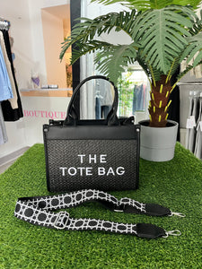 The Tote Bag Summer Canvas - Black
