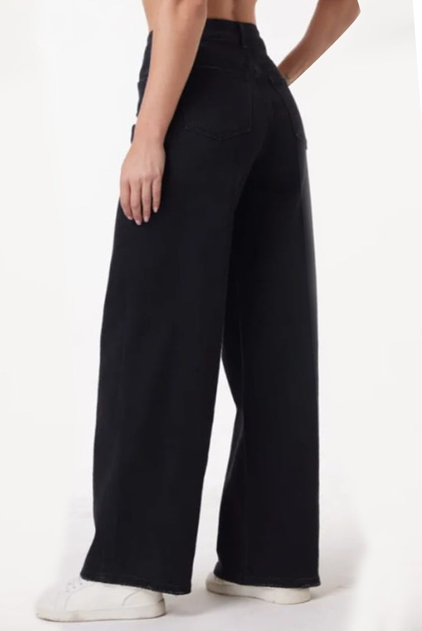 Black Wide Leg Jeans