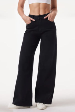 Black Wide Leg Jeans