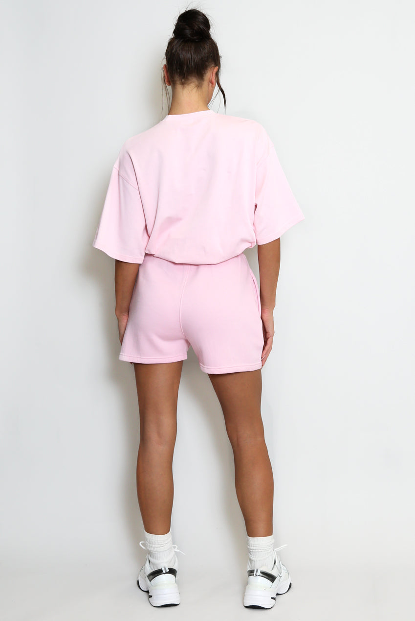 Luxe Relaxed Fit Shorts - Pink
