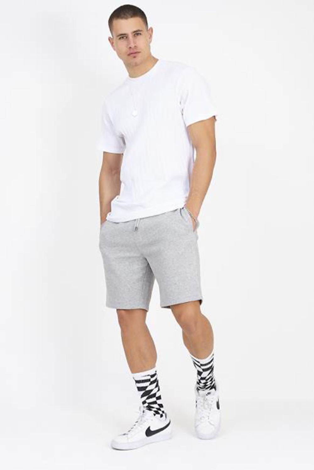 Grey Jersey Sweat Short – boutique32ltd